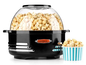 maszyna do popcornu OneConcept SHU2-Couchpotato-B, o mocy 1000 W i pojemności do 5,2 litra na jeden wsad